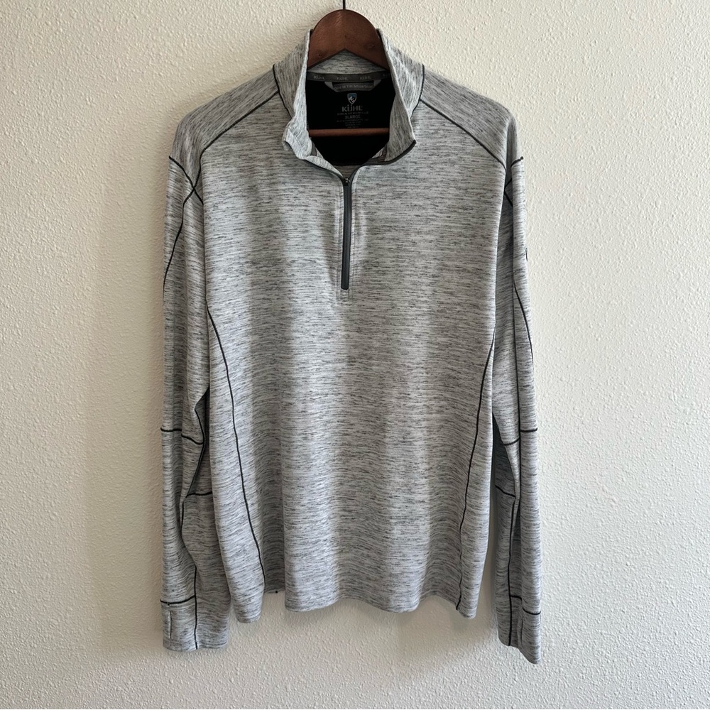 Kuhl XL quarter zip grey